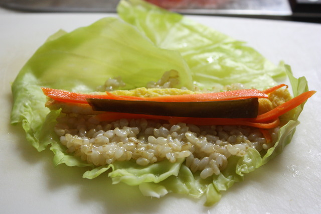 돌돌말이김밥 이미지