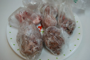 냉동실 고기 정리해서 만든 햄버거 스테이크 맛도 짱