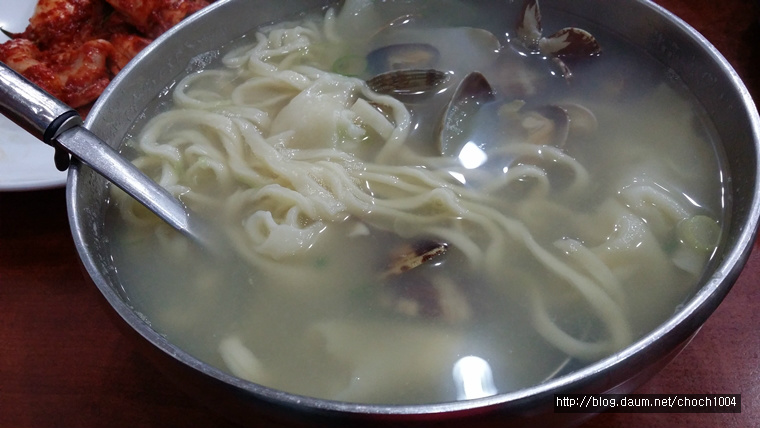 참바지락칼제비 이미지