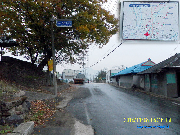운문지맥3구간(오치령 -백암봉-중산-낙화산-보담산-비학산-정문마을)