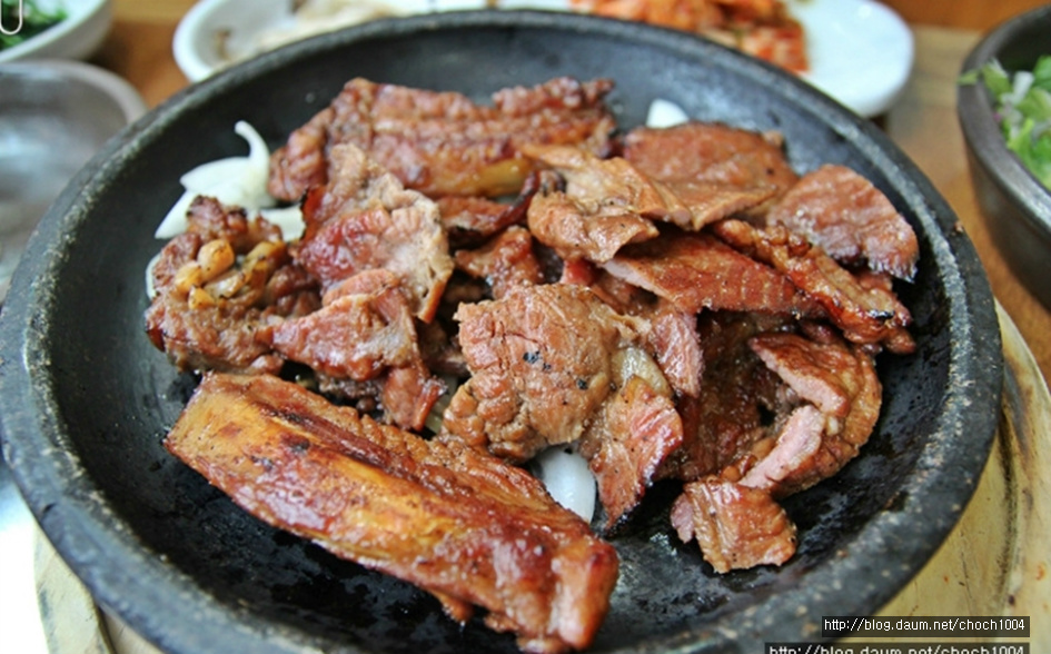 돼지갈비는 역시 담양식