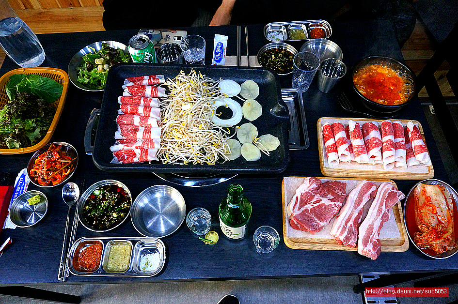 (등촌역 맛집)한우 차돌박이 맛집 - 목동 지역 추천맛집 등촌 더더삼겹 후기