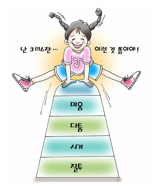 초등부/아동부/어린이/유년부 주일학교 주보 그림 이미지 - 나는야 크리스천