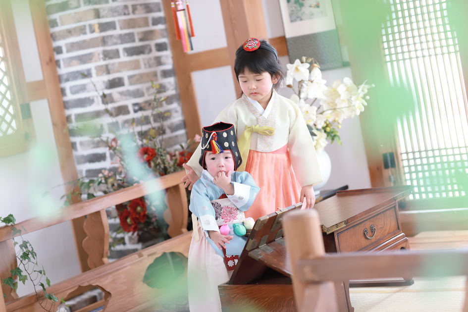 네째 시은이 돌사진 