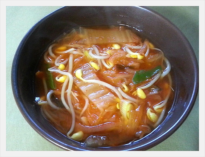 콩나물김치국