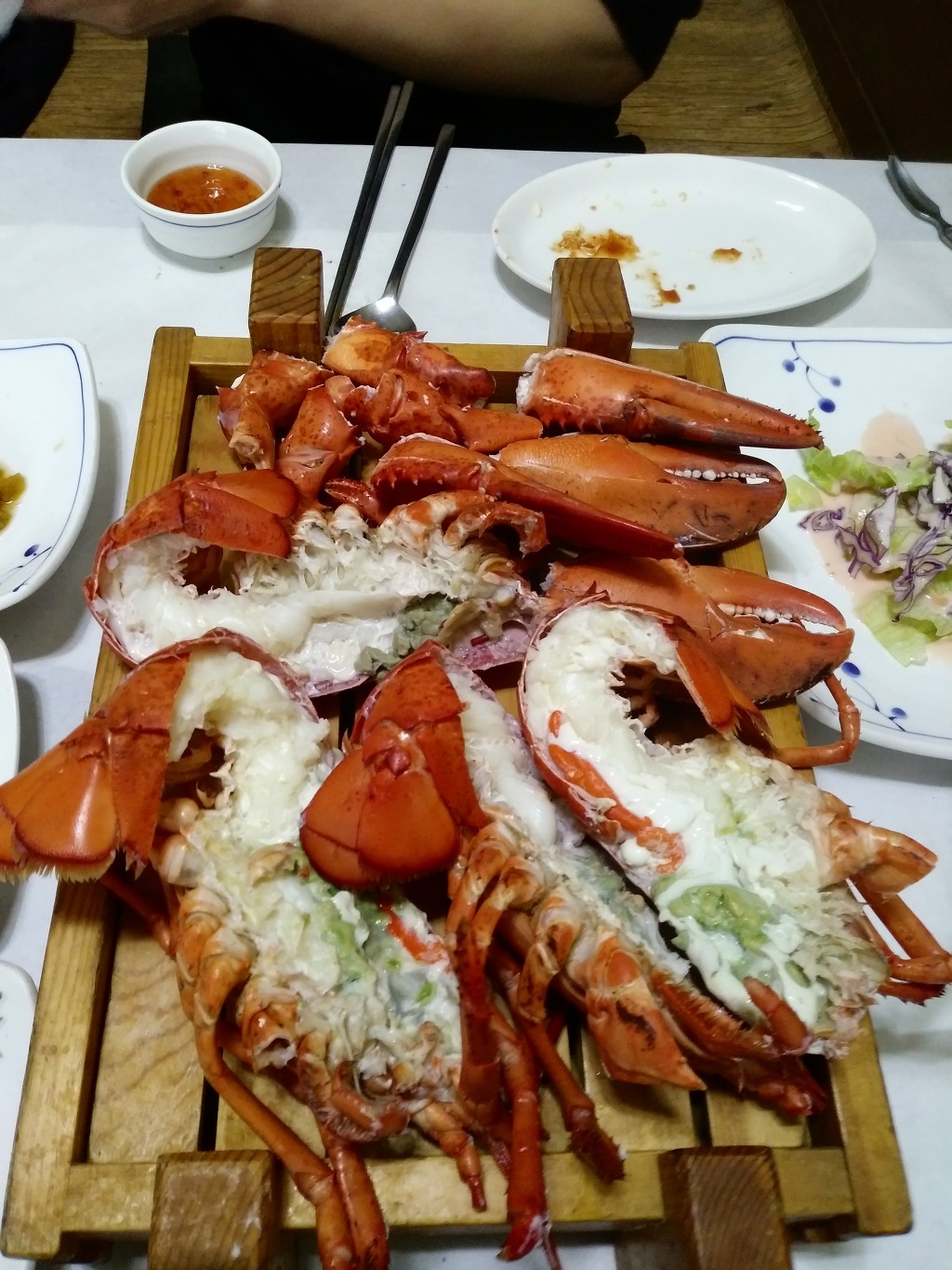 목포 그린수산 랍스터 맛있게 먹었지요