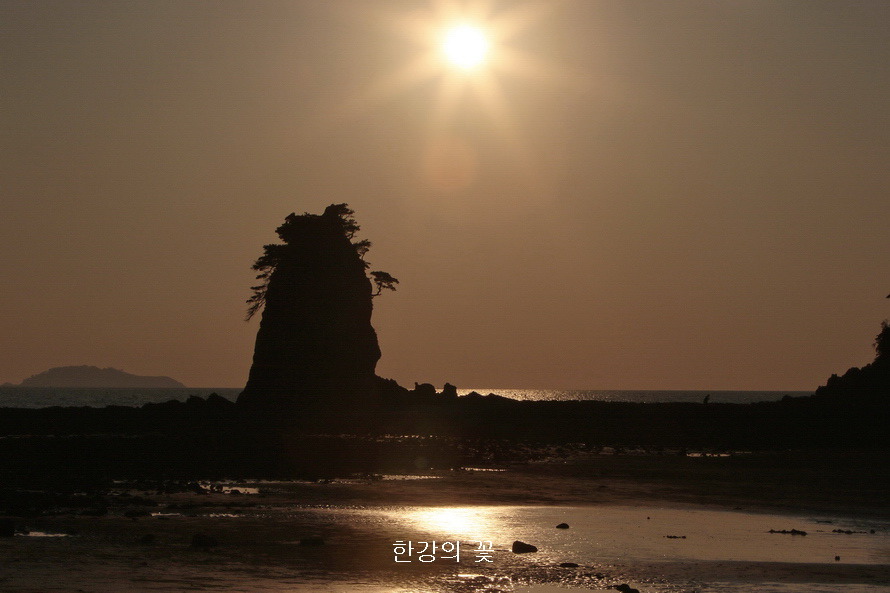 꽃지 일몰