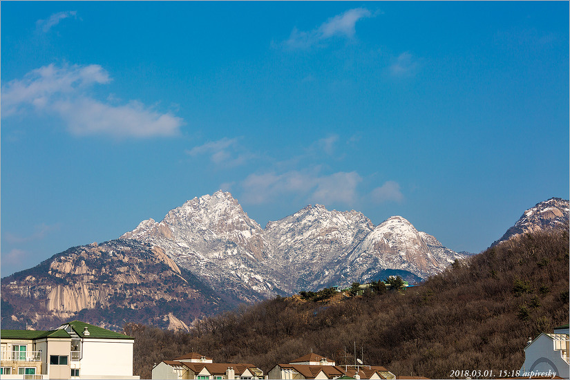 삼각산 풍광(2018.03.01)